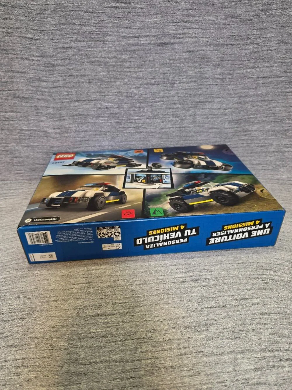 Lego City Custom Police Car Garage 60457